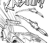 Coloriage Kaboom Hot Wheels