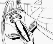 Coloriage La supercar rapide Hot Wheels roule vite