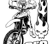 Coloriage Moto Cross Hot Wheels