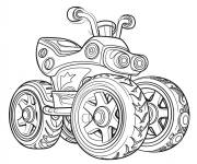 Coloriage Squad Hot Wheels