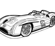 Coloriage Une voiture longue Hot Wheels
