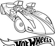 Coloriage Voiture de Twin Mill Hot Wheels
