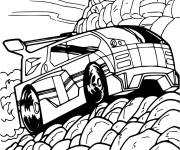 Coloriage Voiture Dodge de Hot Wheels