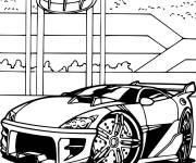 Coloriage Voiture Heavy Chevy de Hot Wheels