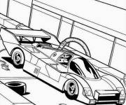 Coloriage Voiture Racetrack Hot Wheels