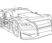 Coloriage Voiture sport Hot Wheels