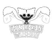 Coloriage Affiche Huggy Wuggy Gratuit