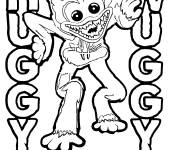 Coloriage Huggy Wuggy blue