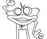 Coloriage Huggy Wuggy en miniature en ligne