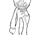 Coloriage Huggy Wuggy et FNF &agrave; colorier