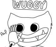 Coloriage Huggy Wuggy FNF