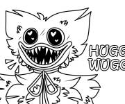 Coloriage Huggy Wuggy kawaii