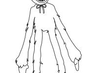 Coloriage Huggy Wuggy maternelle