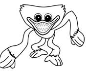 Coloriage Huggy Wuggy monstre