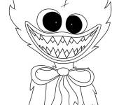 Coloriage Huggy Wuggy rigolo