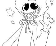 Coloriage Huggy Wuggy se sent amoureux
