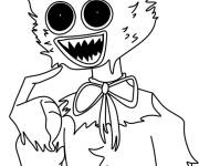 Coloriage Huggy Wuggy surpris