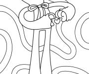 Coloriage Huggy Wuggy timide