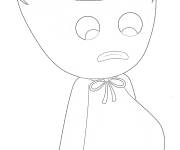 Coloriage Huggy Wuggy vectoriel facile