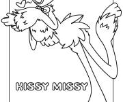 Coloriage Kissy Missy en dansant