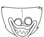 Coloriage Le masque de Huggy Wuggy