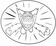 Coloriage Le sourire de Huggy Wuggy