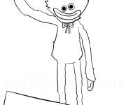 Coloriage R&eacute;cr&eacute;ation Huggy Wuggy