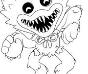 Coloriage Status de Huggy Wuggy