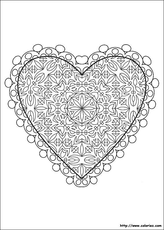 Amour Coloriage Love You