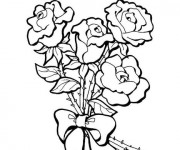 Coloriage Des Fleurs pour Maman