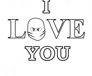 Coloriage I Love You magique