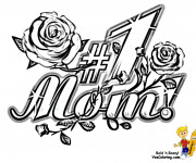 Coloriage I Love You pour Nos m&egrave;res