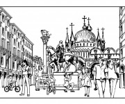 Coloriage Italie Vatican