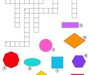Coloriage Jerux &agrave; imprimer mots fl&eacute;ch&eacute;s des formes g&eacute;om&eacute;triques