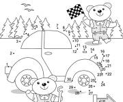 Coloriage Jeu en ligne de points &agrave; relier