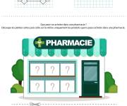 Coloriage Jeux &agrave; imprimer pharmacie
