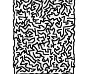Coloriage Jeux imprimable labyrinthe de chats