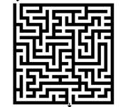 Coloriage Jeux labyrinthe boule et sapin de noel
