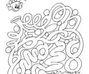 Coloriage Jeux labyrinthe cherche le poisson Nemo