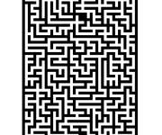 Coloriage Jeux labyrinthe noel en ligne