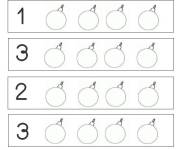 Coloriage Jeux maths num&eacute;ration boule et chiffres