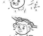 Coloriage Jeux relier les points de 1 &agrave; 20 maternelle