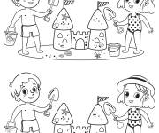 Coloriage Jeux trouve les diff&eacute;rences