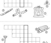 Coloriage Mot myst&egrave;re de l'hiver