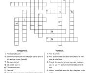 Coloriage mots crois&eacute;s activit&eacute; pour ce 1