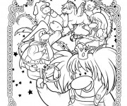 Coloriage Club Penguin pour se détendre