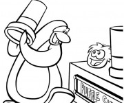 Coloriage Club Penguin Walt Disney