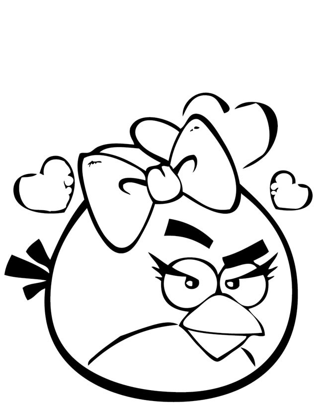 Coloriage et dessins gratuits Jeux Vidéo Angry Birds à imprimer