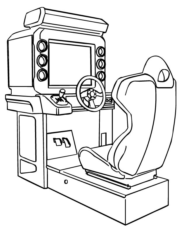 Coloriage Jeux Vidéo pour enfant dessin gratuit à imprimer