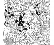 Coloriage Les Personnages des Jeux vidéos